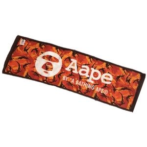AAPE ORANGE CAMO TOWEL RARE  (BATHING APE)